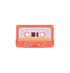 Retro Cassette Tape Flat