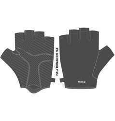 Cycling Gloves Mockup