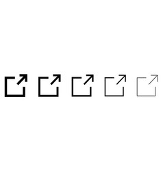 Set Of External Link Icons