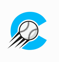 Initial Letter C Baseball Logo Concept