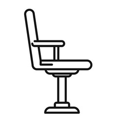 Beauty Salon Seat Icon Outline Glamour