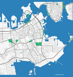 Manama Map Detailed Map Of City