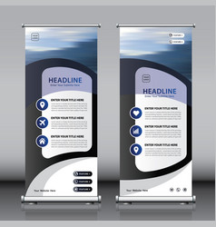 Roll Up Banner Design With Modern