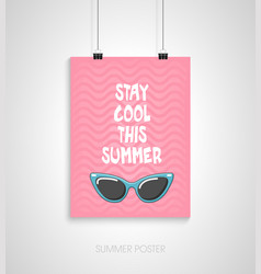 Summer Poster Card Stay Cool This