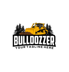 Bulldozzer Logo For Construction Company