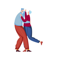 Elderly Couple Dancing Together Happily Senior