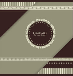 Template For Your Design Ornamental Elements