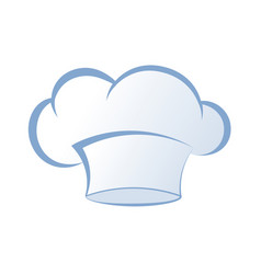 Classic White Chef Hat For Web Design Fashion Man