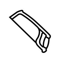 Hack Hand Saw Line Icon