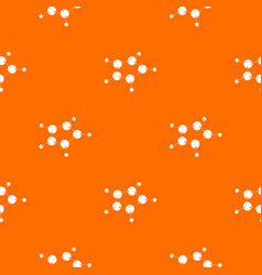 Furan Pattern Orange