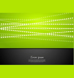 Abstract Green And Black Shiny Background