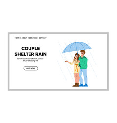 Couple Shelter Rain