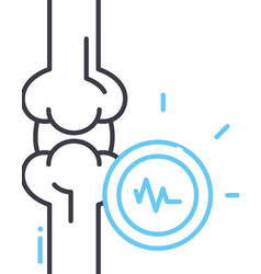 Joint Pain Line Icon Outline Symbol