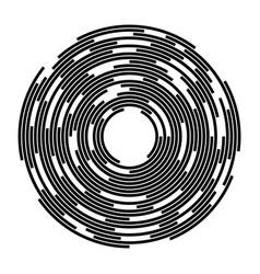 Concentric Segments Of Circles Lines Following