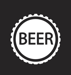 Beer Bottle Cap Icon