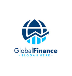 Global Finance Logo Template Design Business