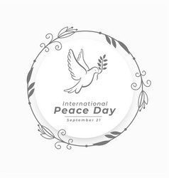 21st September World Peace Day Background For