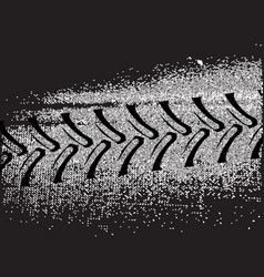 Black Grunge Farm Vehicle Tyre Tracks