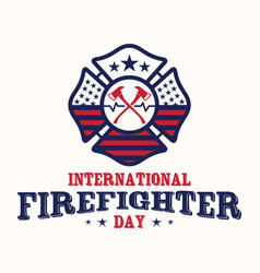 Emblem Design For International Firefighters Day