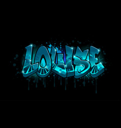 Louise Graffiti Name Design