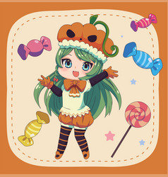 Chibi Girl Pumpkin