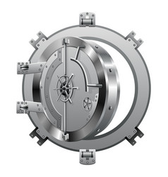 Bank Vault Door Metal Steel Round Gate Open