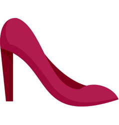 Woman Shoe Repair Icon Flat Isolated