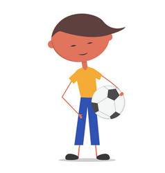 Boy With A Soccer Ball