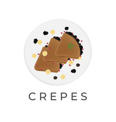 Chocolate Crepe With Fresh Fruit