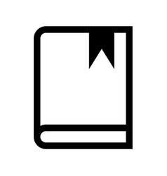 Book Icon With Bookmark Or Reading