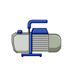 System Vacuum Pump Cartoon