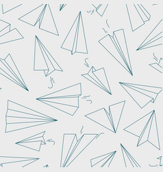 Airplane Pattern White Paper Linear Concept