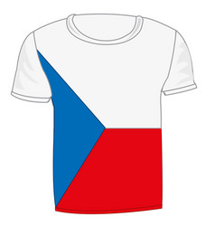 T-shirt With Flag Chech