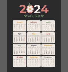 Calendar 2024 Week Starts Sunday