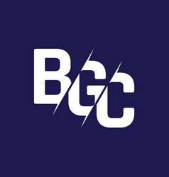 Monogram Letters Initial Logo Design Bgc