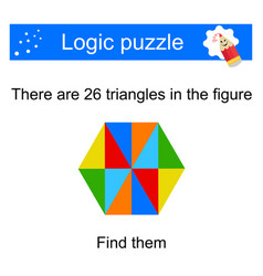 Logic Puzzle There Are 26 Triangles