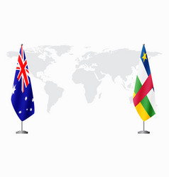 Australia And Central African Republic Flags For