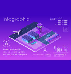 Future 3d Isometric Airport