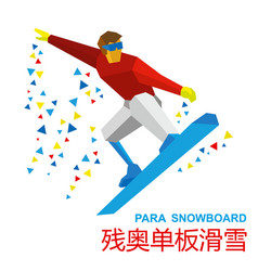 Winter Sports - Para Snowboard Disabled