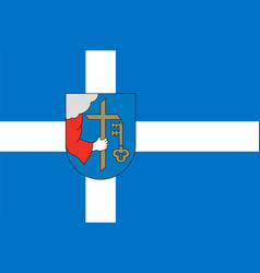 Flag Parnu City Republic Estonia