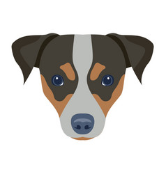 A Flat Icon Design Of Dog