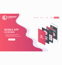 New Trendy Mobile App Website Landing Page