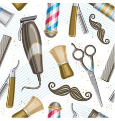 Barbershop Seamless Pattern