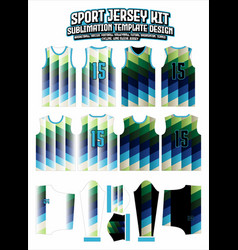 Colorful Gradient Jersey Apparel Sports Wear