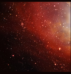 Red Nebula In Outer Space Night Starry Sky Dark