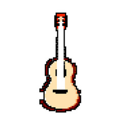 Rock Acoustic Guitar Game Pixel Art