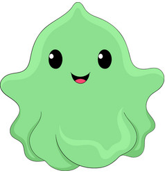 Cute Green Ghost Monster