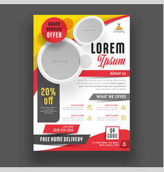 Grand Opening Offer Brochure Flyer Design With 20