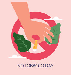 Flat No Tobacco Day Awareness