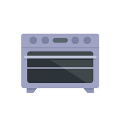 Kitchen Con Oven Icon Flat Electric